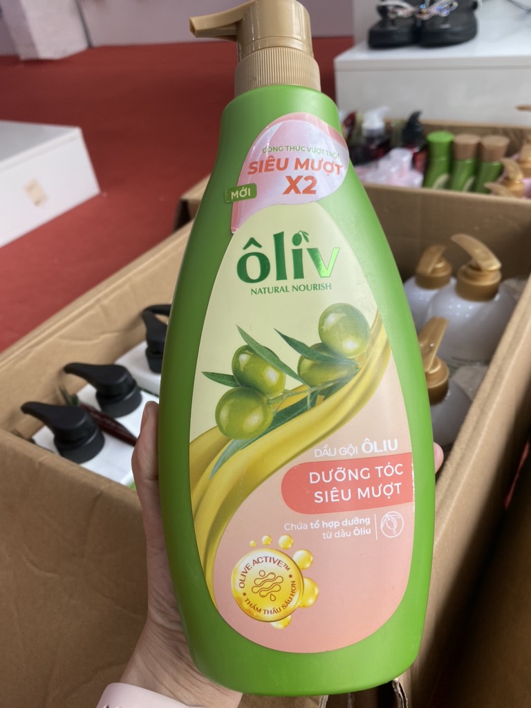 Dầu gội ôliv dưỡng tóc siêu mượt gấp 2 lần 650ml