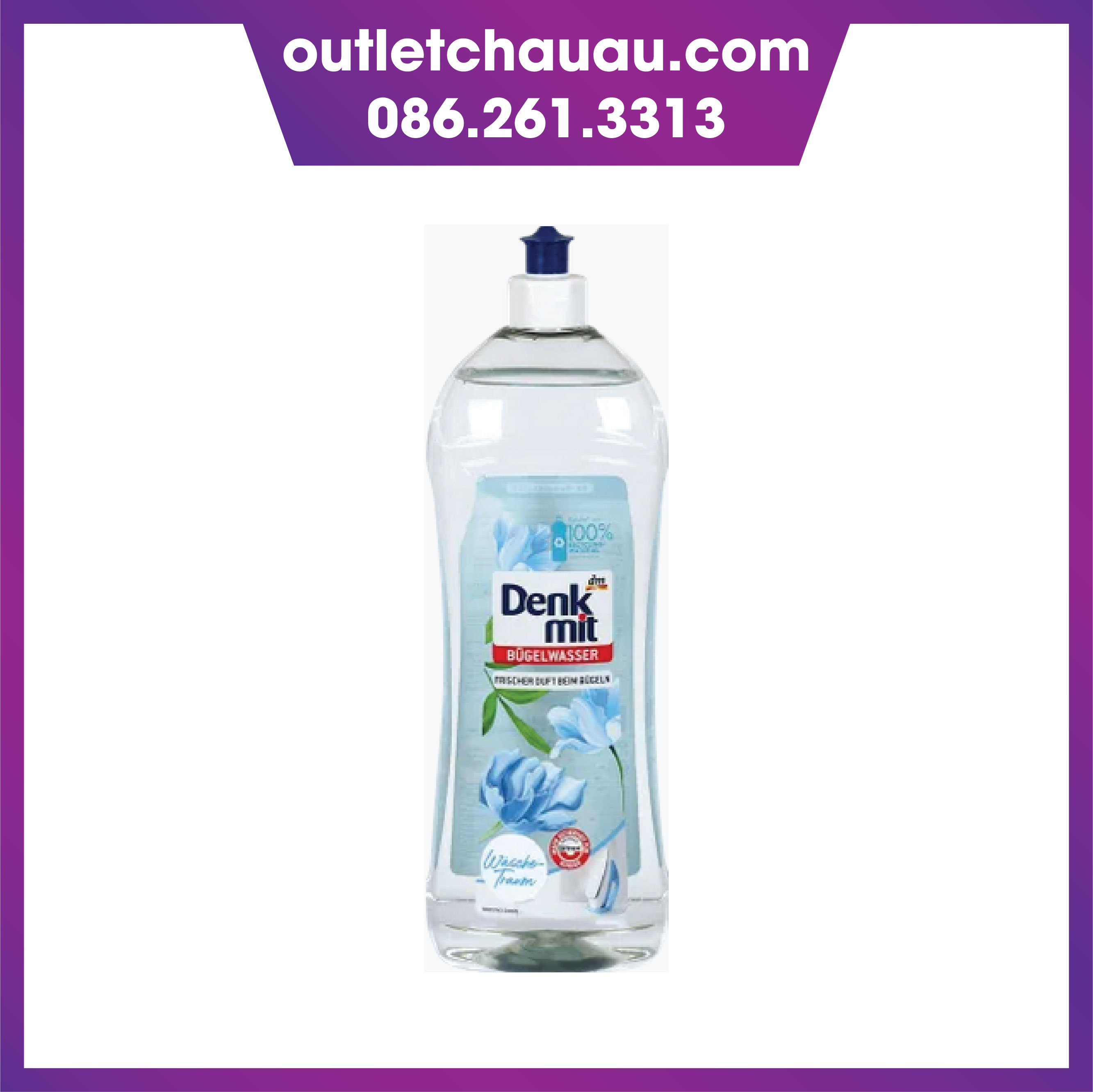 Nước thơm ủi quần áo denkmit đức 1l / denkmit fabric softener germany 1l / 덴크밋 섬유 유연제 독일 1l