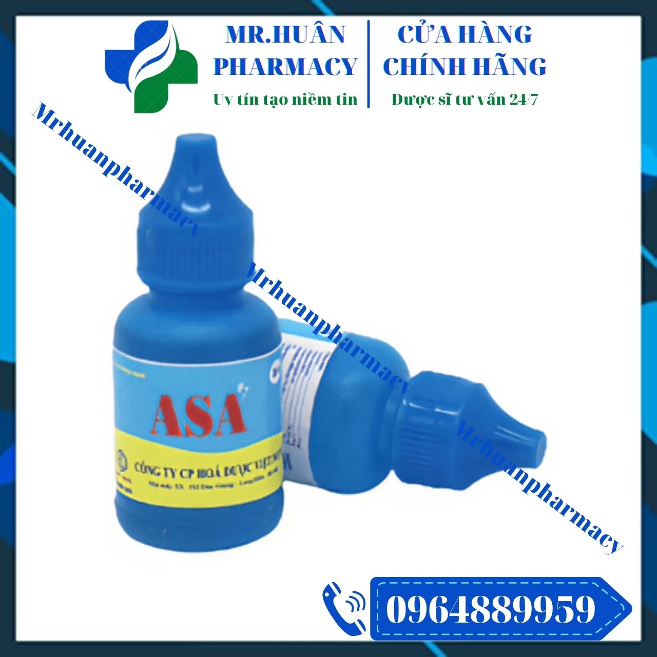 Dung dịch Cồn Asa 20ml - Dùng cho nấm, hắc lào, lang ben