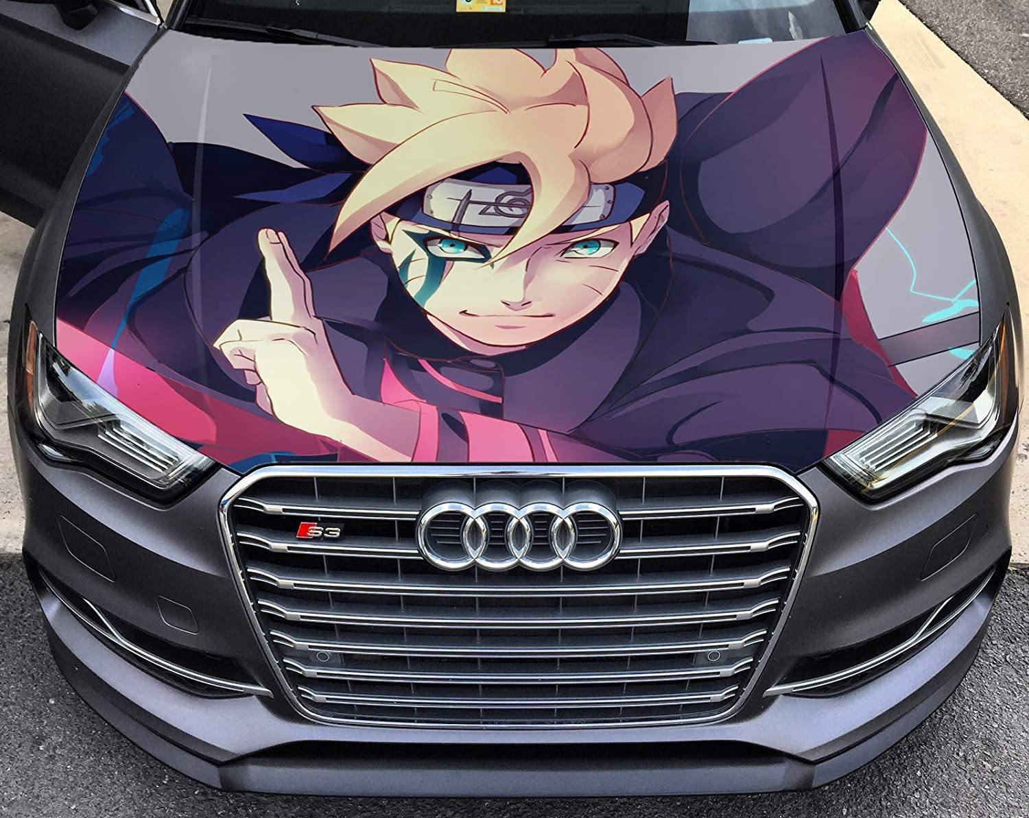 Decal Naruto: Hình ảnh các nhân vật Naruto được in trên decal xe hơi là một ý tưởng tuyệt vời để tạo điểm nhấn cho chiếc xe của bạn. Hãy xem hình ảnh này để tìm cảm hứng cho chiếc xe của mình.