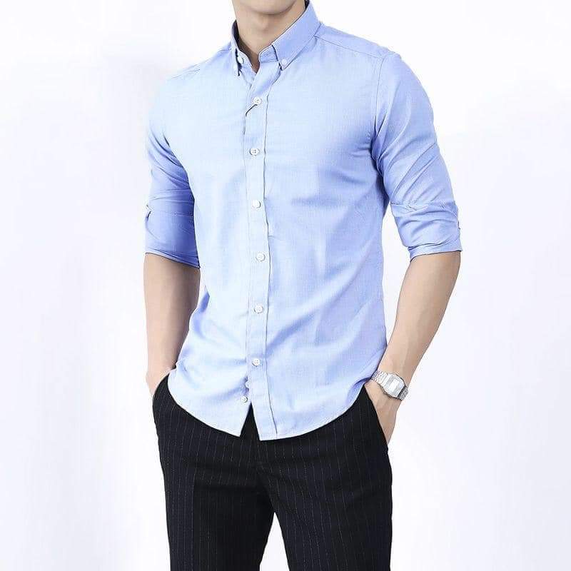 [25-27.4 Hoàn tiền 15%] ÁO SƠ MI NAM CAO CẤP THỜI THƯỢNG PHONG CÁCH LỊCH LÃM-JUNA STORE 24H-SHN0301