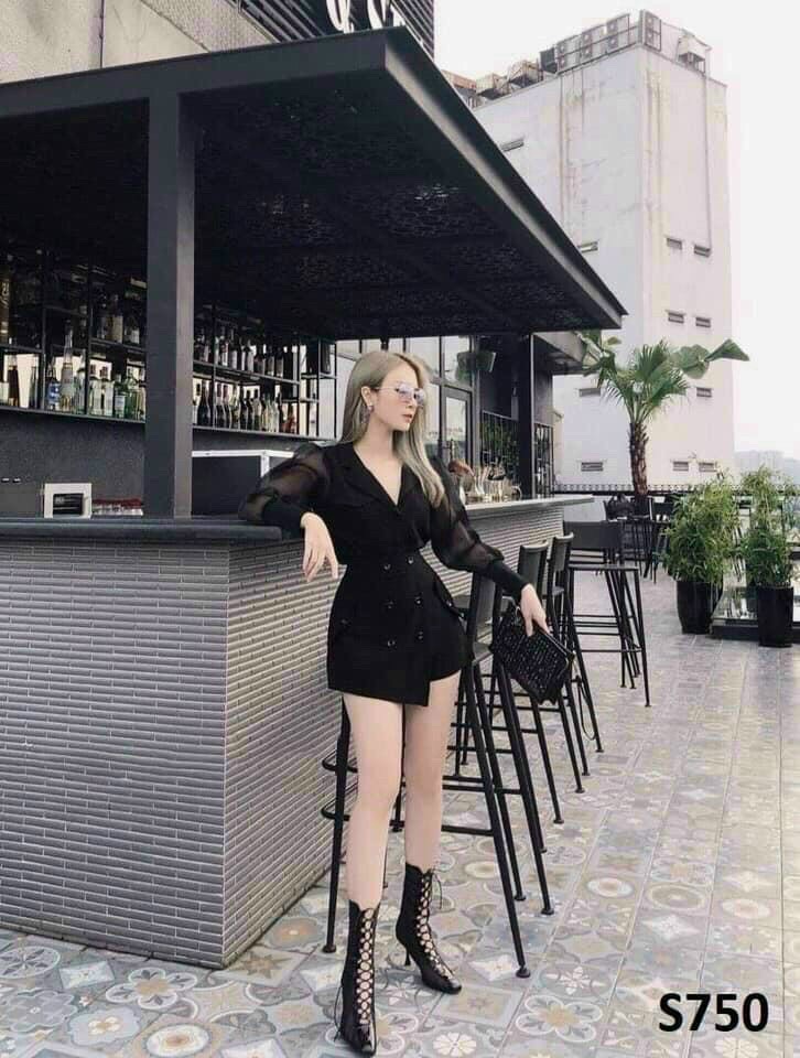 Jum cổ vets tay lưới freesize 46-52kg