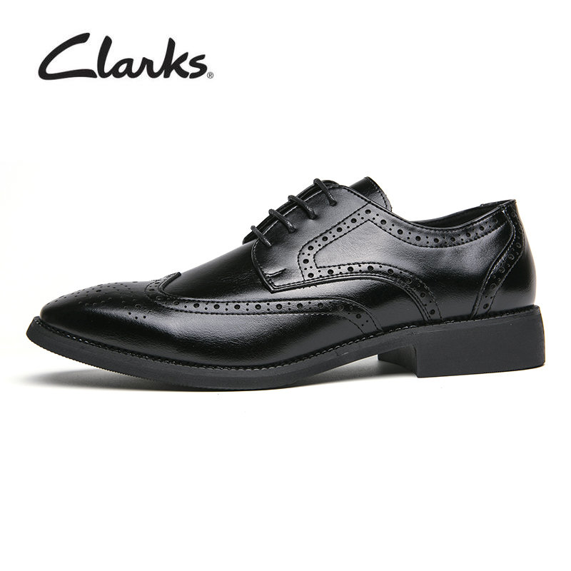 Clarks_Giày Tây Da Nam Un Aldric Lace Giày da cỡ lớn Bullock