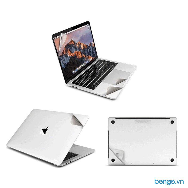 Bộ dán macbook pro 13" 2020 full jcpal macguard 5 in 1