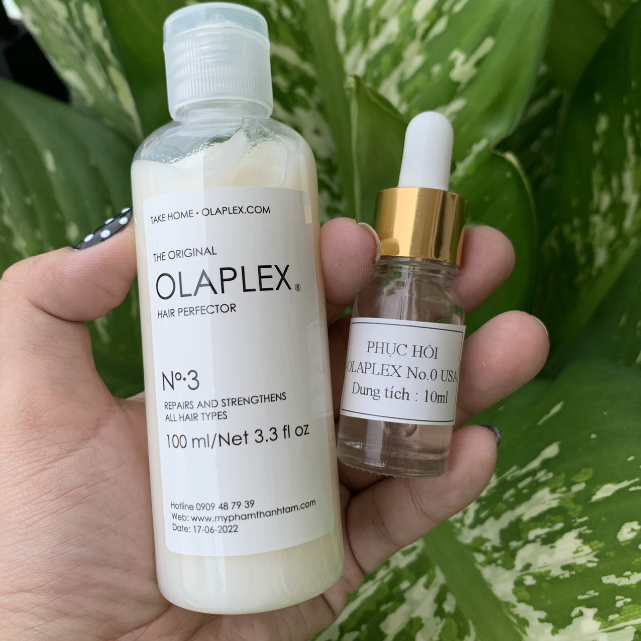 Combo phục hồi tóc tại nhà siêu đỉnh olaplex 100ml/10ml