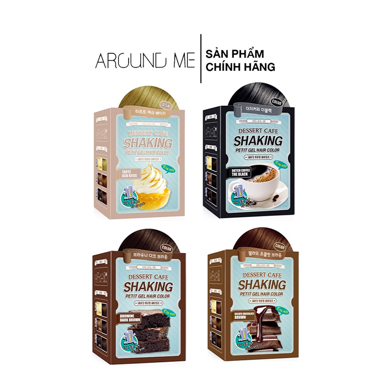 Thuốc Nhuộm Tóc Hàn Quốc Tự Nhiên Around Me Shaking Petit Gel Hair 60g/60g