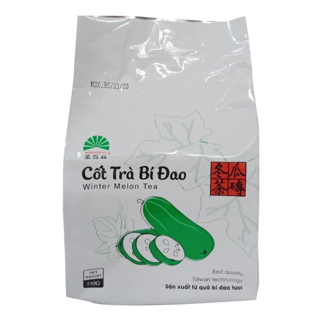 Cốt Trà Bí Đao Wonderful 550G