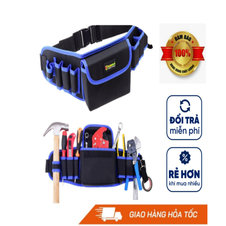 Túi Đựng Đồ Nghề cao cấp bền chắc - tiện lợi Túi đeo ngang thắt lưng Đai đeo đồ nghề ngang thắt lưng