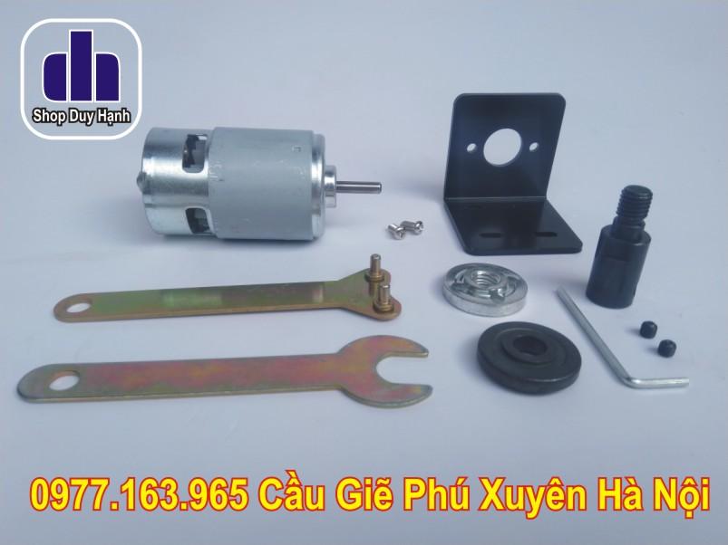 Combo máy cắt motor 775 - 150w có giá đỡ