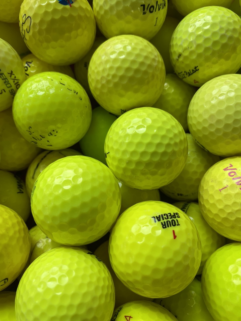 10 quả bóng golf màu chọn lọc, sản phẩm đẹp 90%, có video sản phẩm