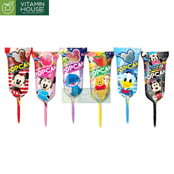 Combo 5 Kẹo mút Popcan Glico Mickey Nhật