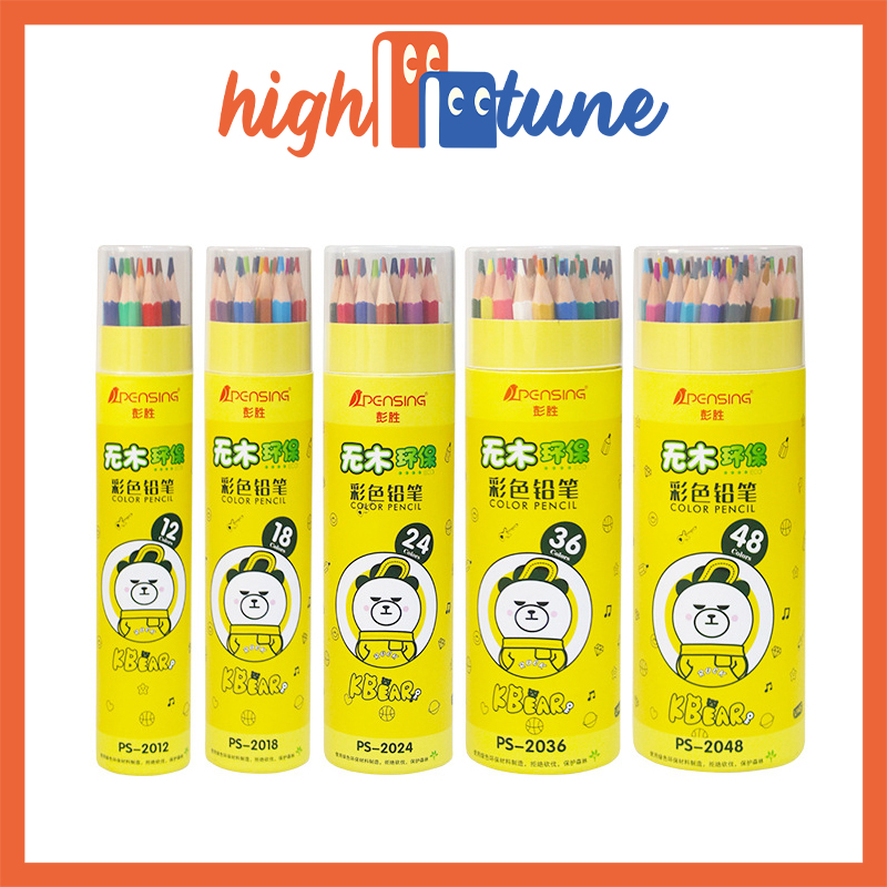 Set 48/36/24/18 màu bộ bút chì sắc bút chì màu chuyên nghiệp bút chì tô màu vẽ tay bút tô màu cho bé dạng cốc, phác thảo