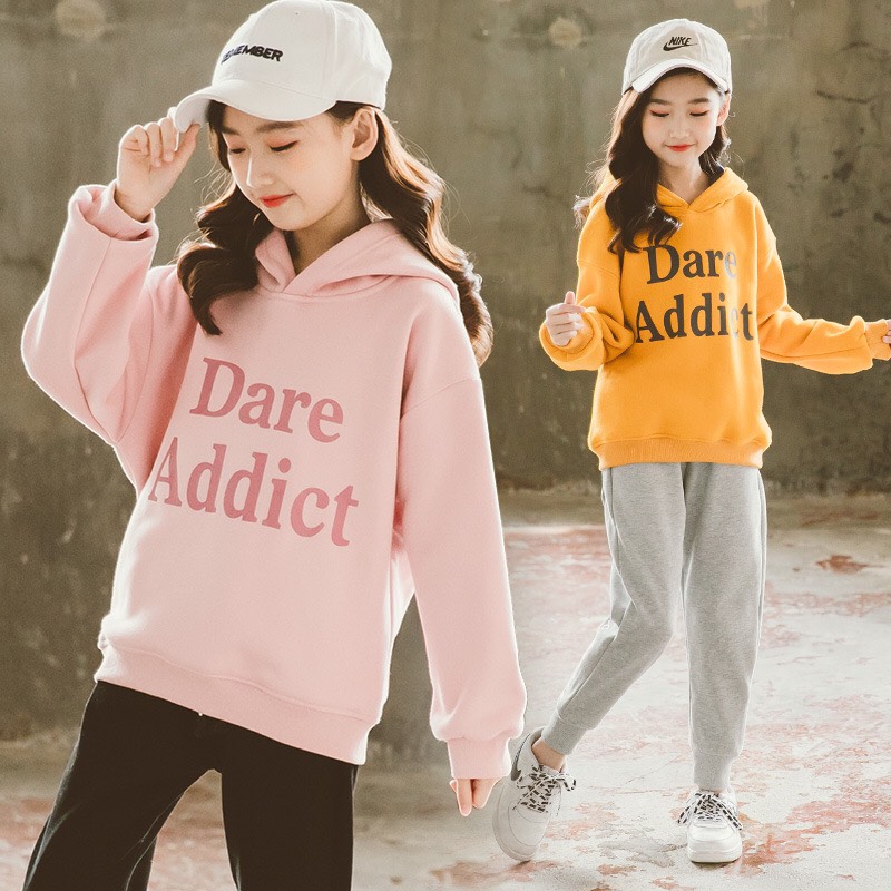 Áo nỉ hoodie thời trang cho bé 2-16 tuổi - DARE
