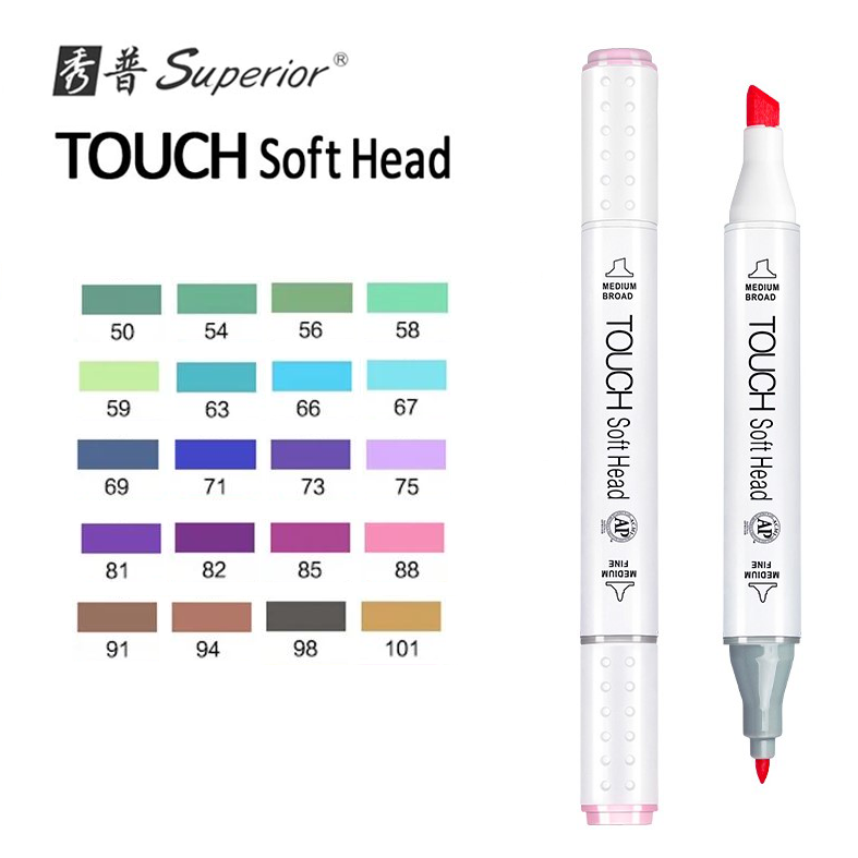 Bút Marker Superior Touch soft head ( bán lẻ 1 cây) Link 2
