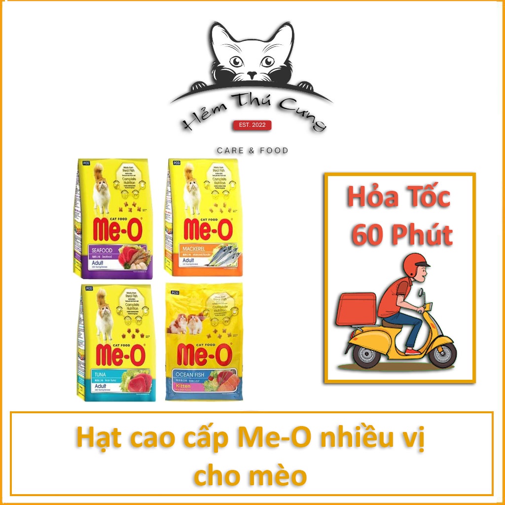 Thức ăn hạt cho mèo me-o gói 1,2kg vị cá ngừ
