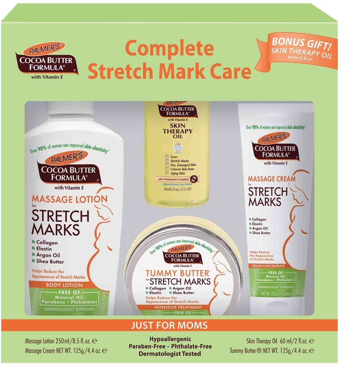 [Hàng Mỹ] Bộ chăm sóc da rạn và chống rạn da Palmer's - Palmer's Cocoa Butter Formula Complete -USA.