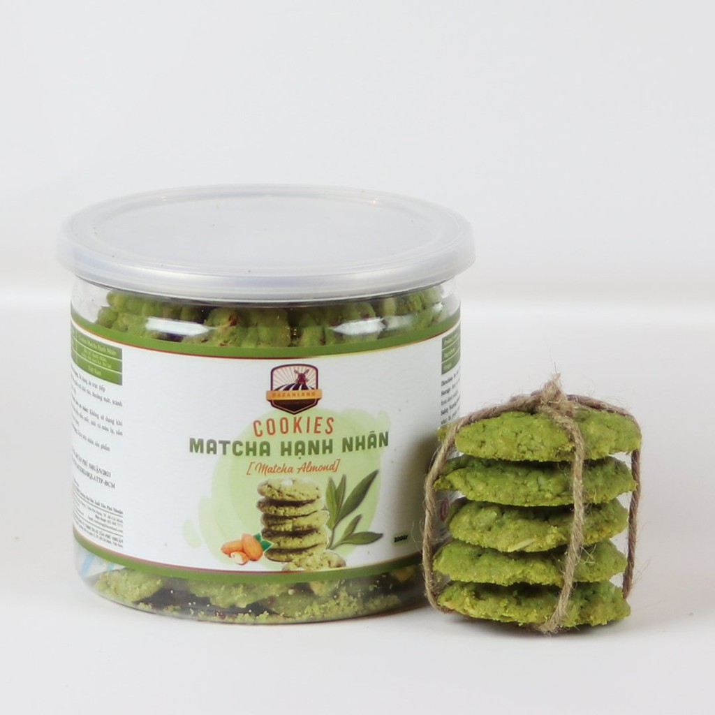 Cookies Matcha Hạnh Nhân eat clean giảm cân - 200gr