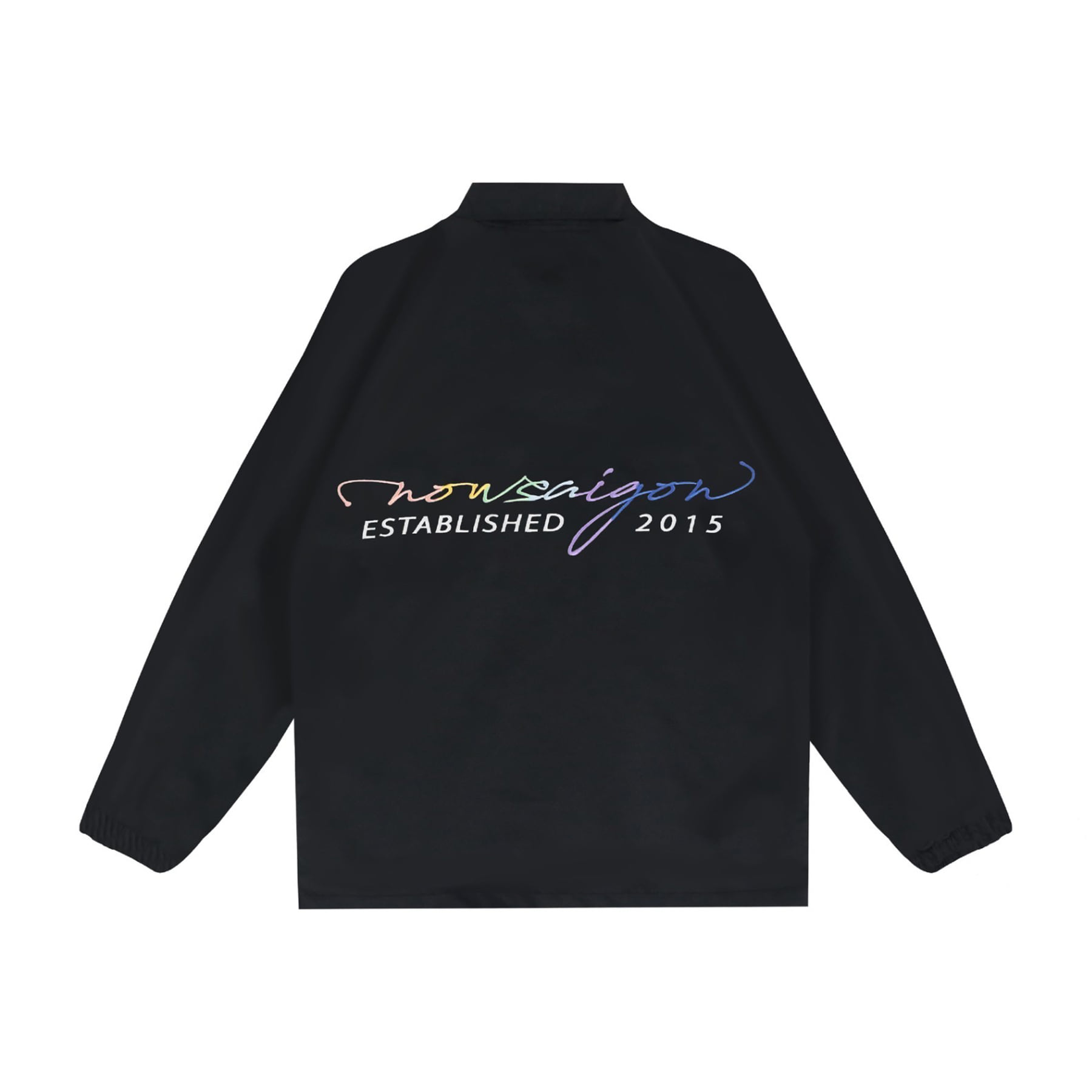 Áo khoác dù needs of wisdom multicolor embroidered jacket