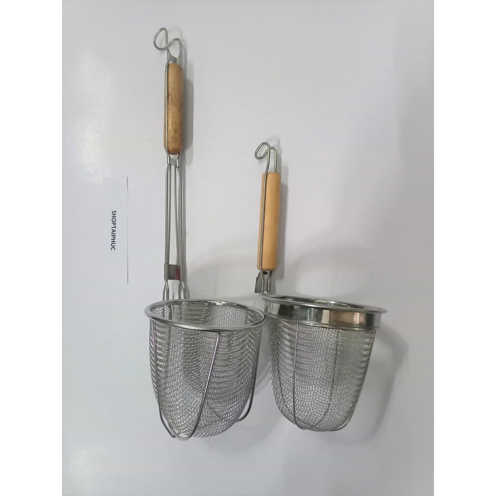 Vợt trụng hủ tiếu inox 304 - NK