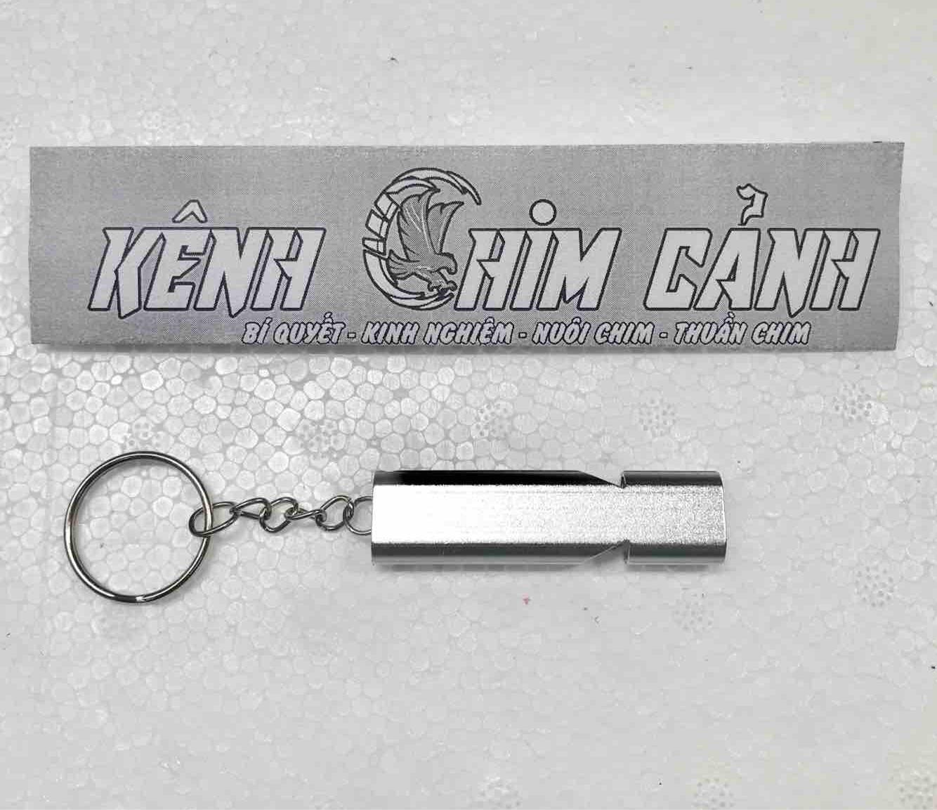 còi nhôm âm kép dùng huấn luyện-kênh chim cảnh