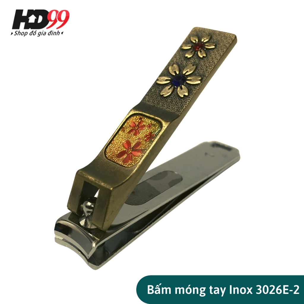 Bấm Móng Tay Móng Chân Cao Cấp HENGJINDA 3026E-2 Hàng Chất Lượng Cao Từ Thép Chuyên Dụng Kiểu Dáng Phù Hợp Bàn Tay người Việt Nam