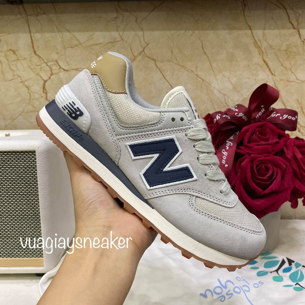 Giày thể thao sneaker NB 574 xanh than