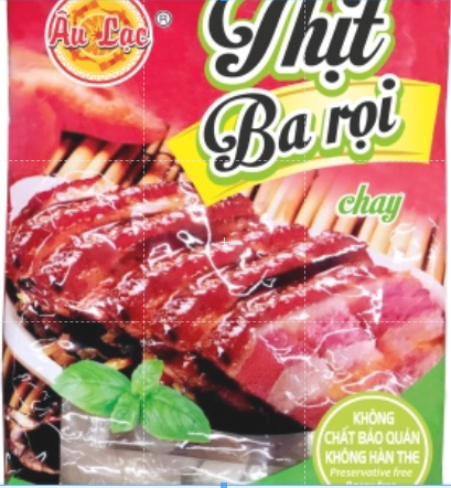 Thịt ba rọi chay âu lạc 150g tiệt trùng