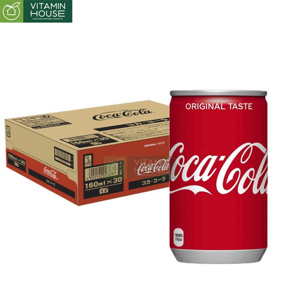 🥤🥤🥤 1 thùng 30 lon coca cola phiên bản lon mini 160ml - hàng nội địa nhật 🇯🇵🇯🇵🇯🇵