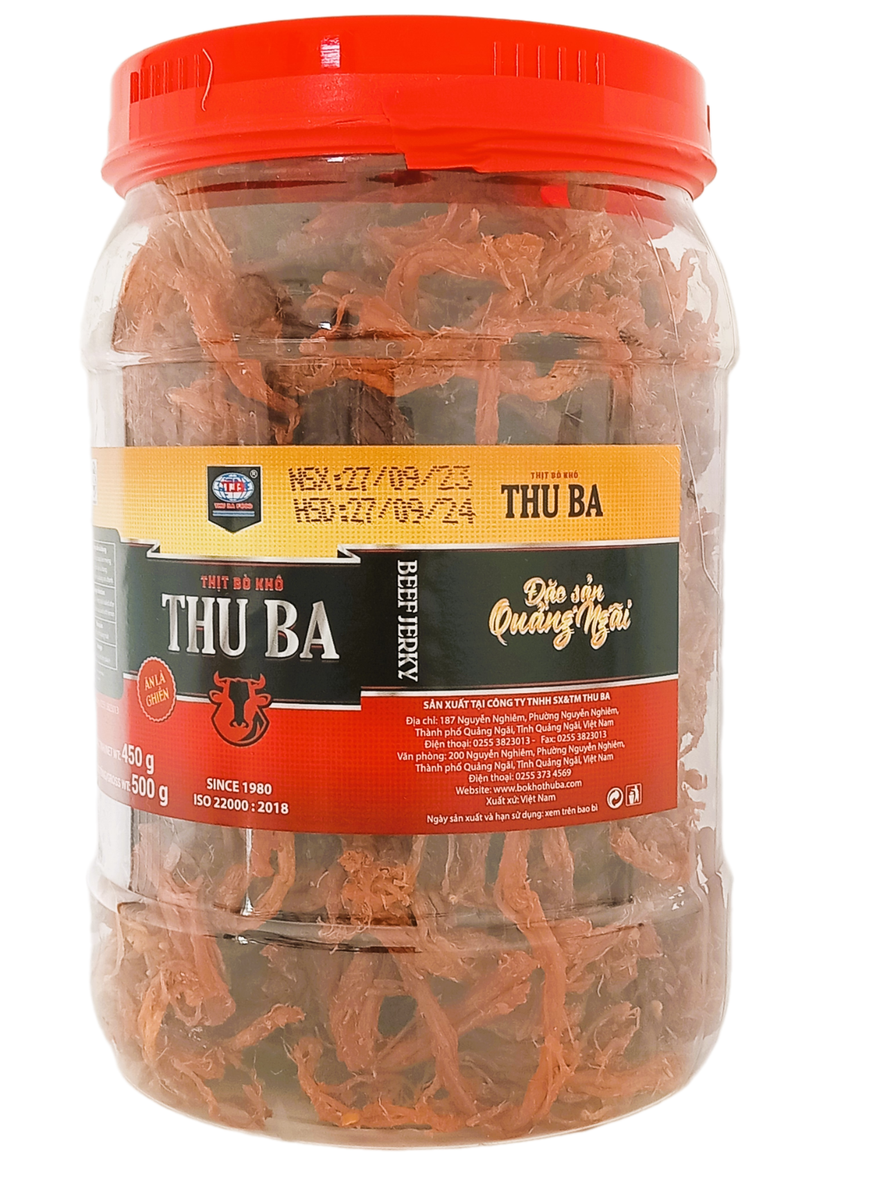 Khô bò 500g dạng sợi, món ngon, bổ dưỡng, nạp năng lượng đọc sách, xem phim, bí quyết thủ công gia truyền