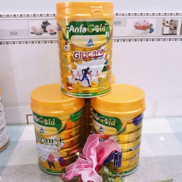 Sữa hỗ trợ và phòng ngừa tim mạch và tiểu đường anfa gold glucare