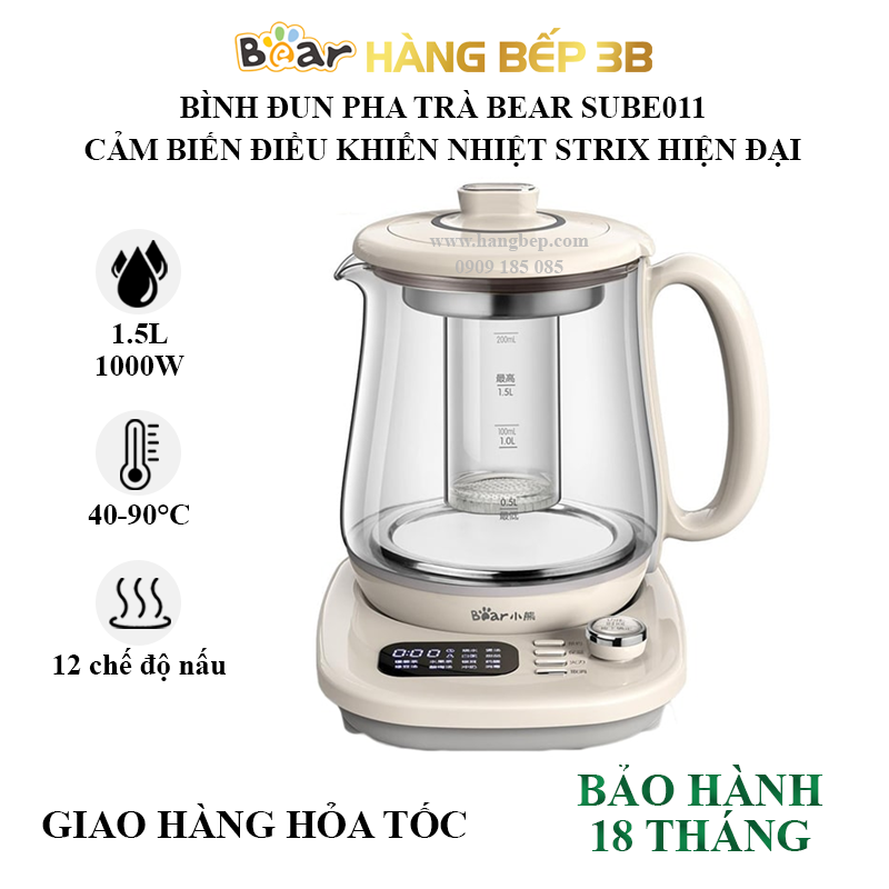 Máy pha trà Bear SUBE011 - Dung tích 3L - Hàng Bếp 3B