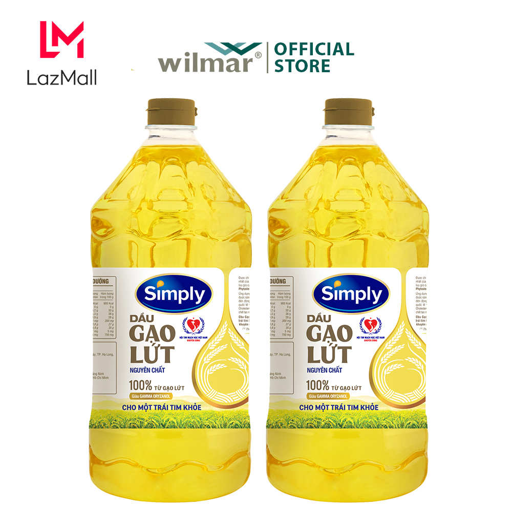 Dầu gạo lứt Simply 2L