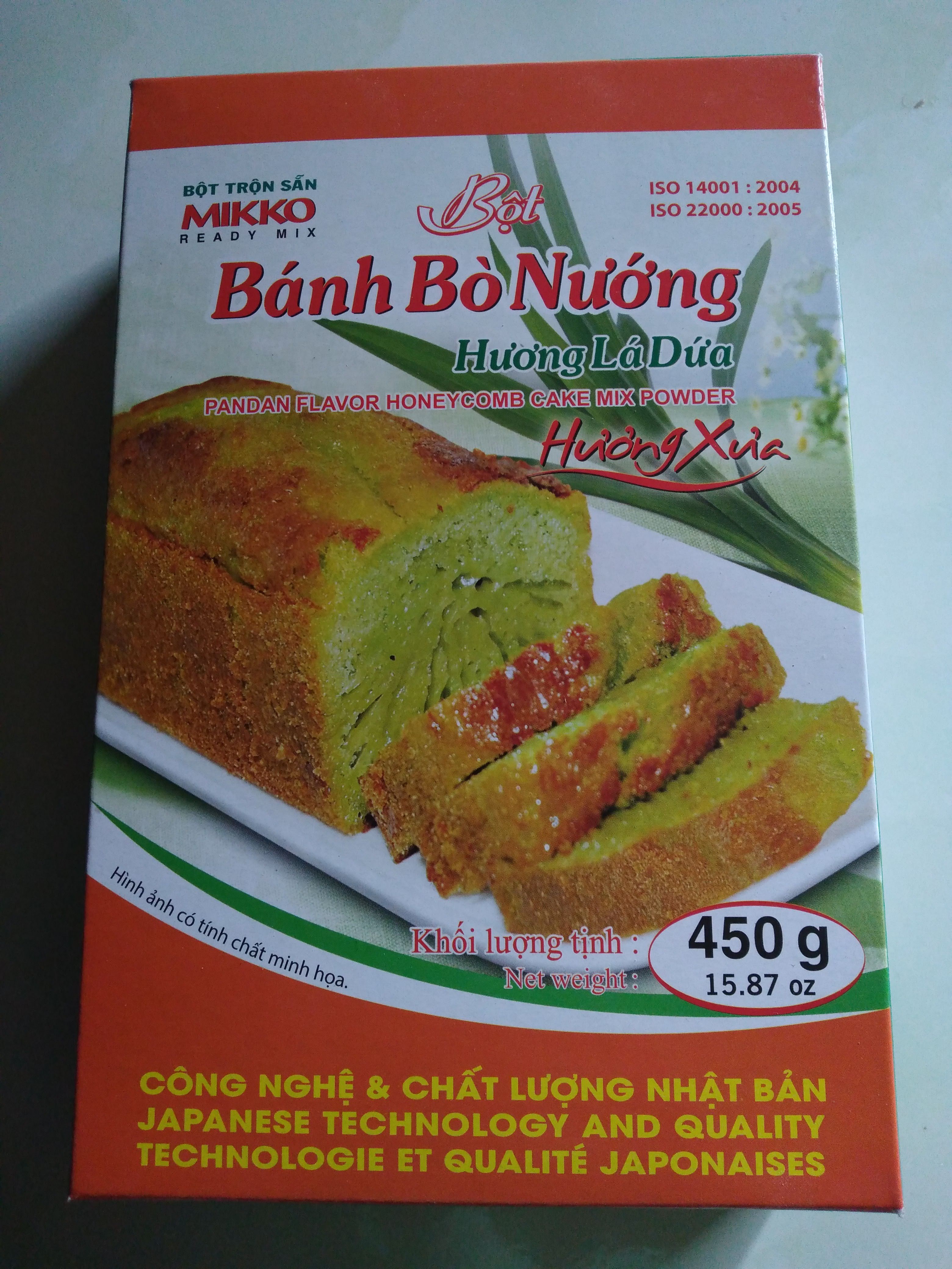 MIKKO – Bột bánh bò nướng hương lá dứa