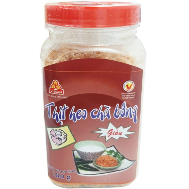 Thịt heo chà bông giòn hũ 180g