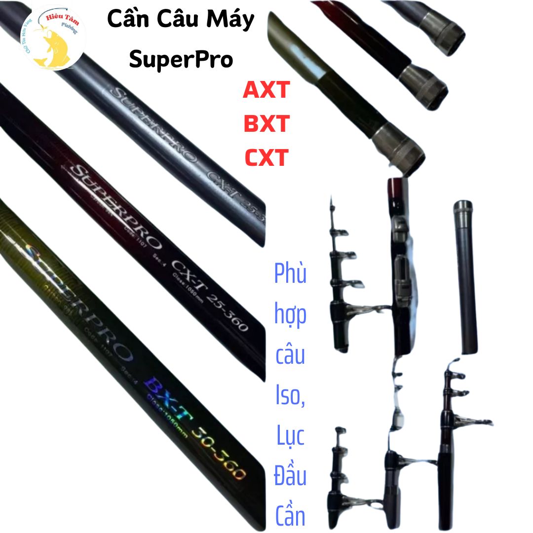 Cần câu cá, Cần câu lục, Cần câu Iso Gama SuperPro Axt, Bxt, Cxt