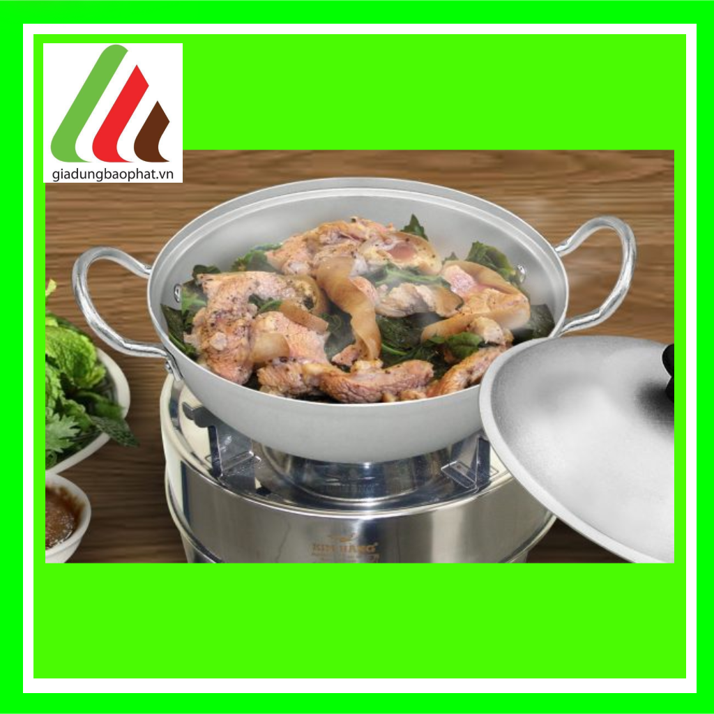 Nồi/chảo lẩu nhôm kim hằng 16 18 20 22 24 26 chính hãng