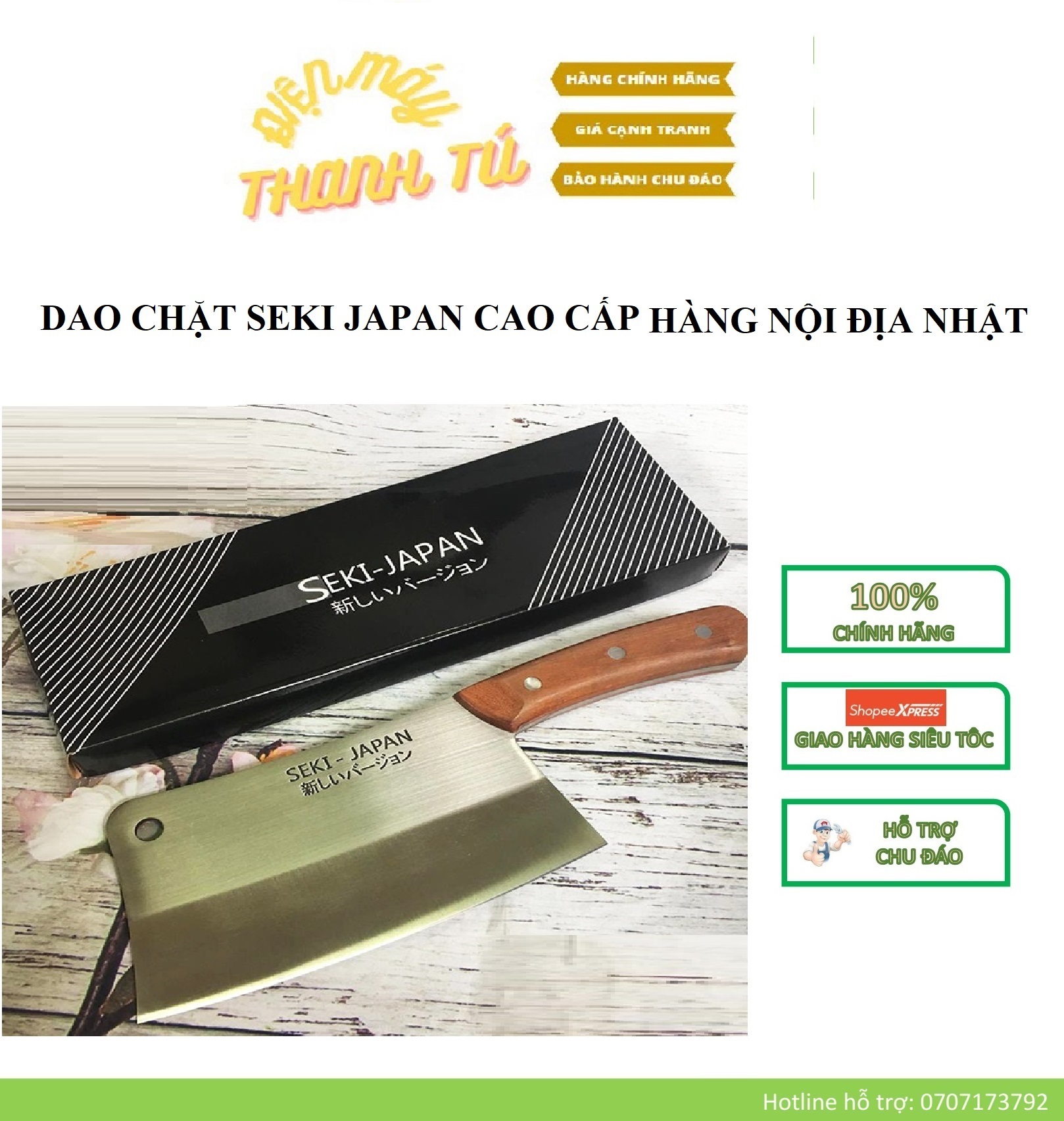 Dao chặt seki japan cao cấp nội địa nhật bản