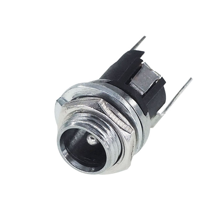 Jack dc tròn kim loại 5.5x2.1mm