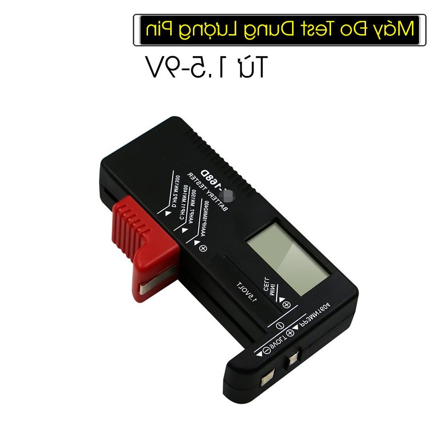 Máy đo test dung lượng pin kỹ thuật số hiển thị lcd - món đồ thiết yếu để test pin