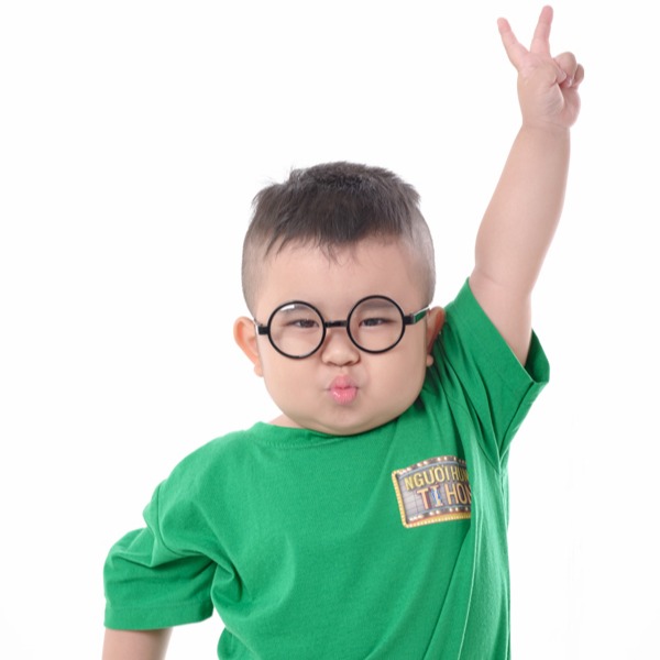 Mắt kính trẻ em gọng tròn đen thời trang mắt kính trẻ em cho bé trai mắt kính trẻ em bé gái