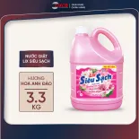 Nước giặt Lix siêu sạch hương hoa anh đào 3.3Kg N2505 sạch khử khuẩn, kết hợp giặt xả 2 trong 1 - Lixco Việt Nam