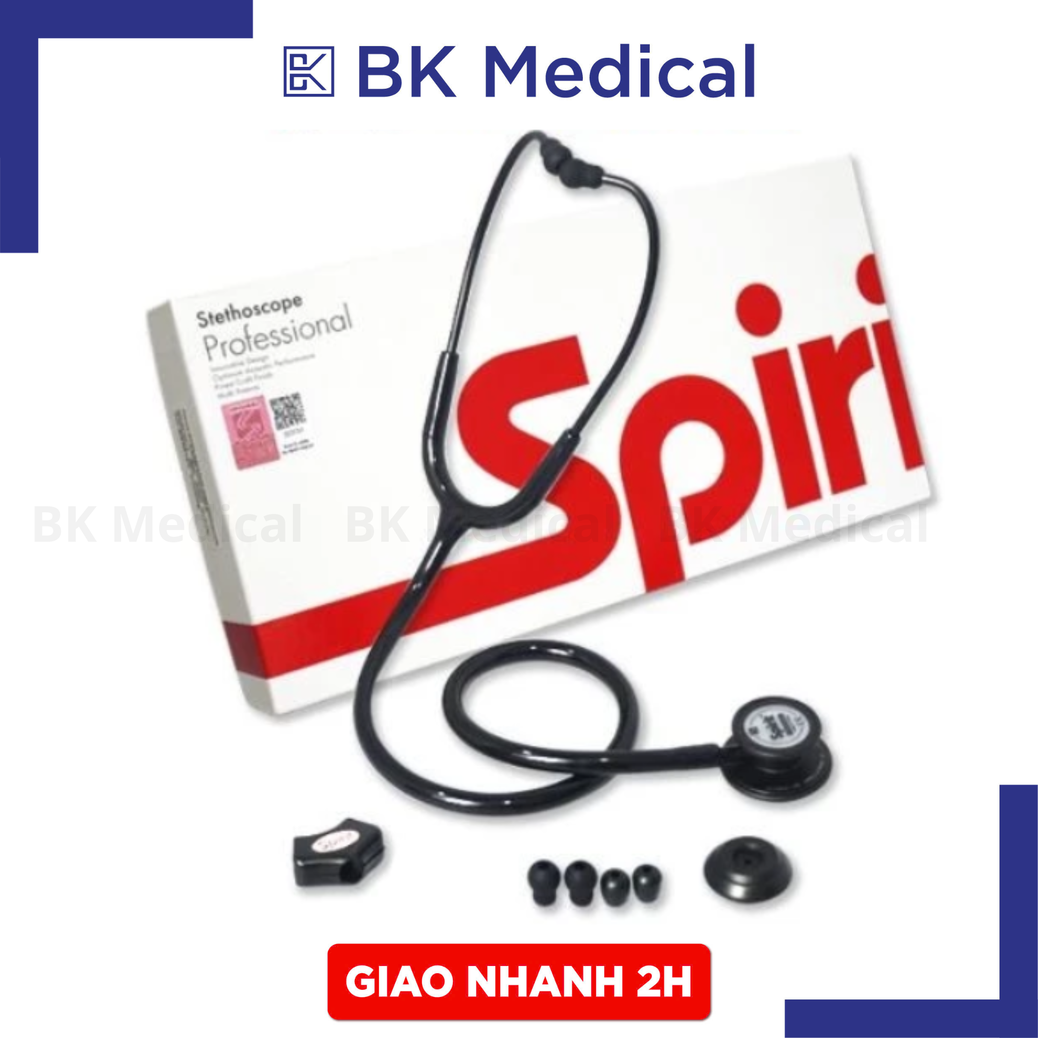 Ống nghe Deluxe Spirit SD601PF 2 mặt ( khám nội và nhi)