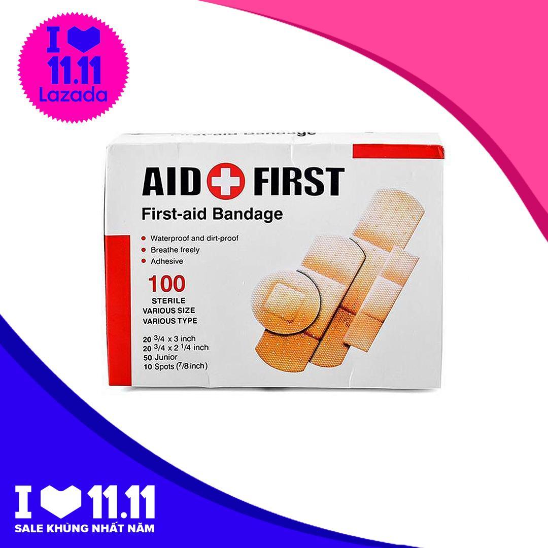 Hộp 100 băng keo cá nhân y tế chất lượng tốt