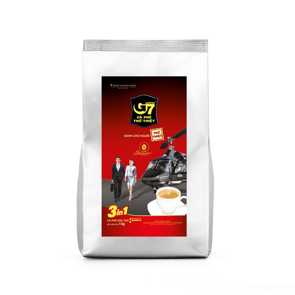 Cafe G7 3in1 Trung Nguyên-Bịch 1kg Zin Nguyên Tem