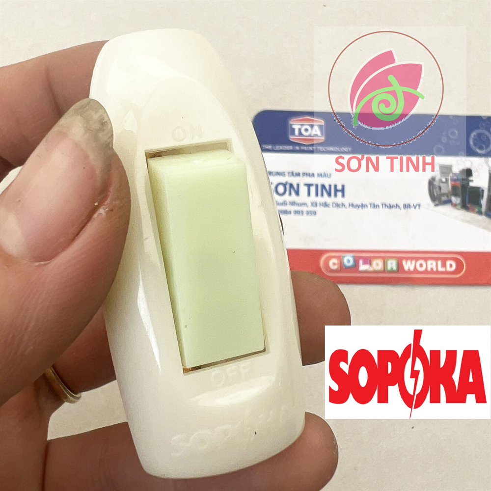 Công tắc nhót dạ quang sopoka ndq cực đồng đúc
