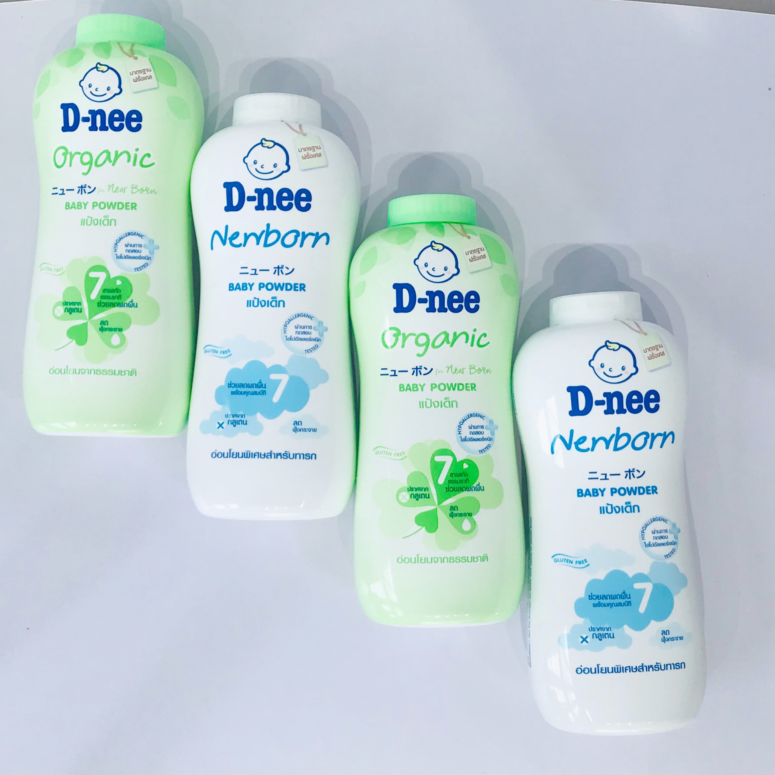 Phấn thơm em bé dnee thái lan 380g phấn rôm an toàn cho bé hàng chính hãng 1 chai