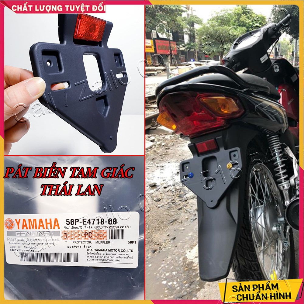 Bát biển tam giác Thái lan (pát , pass bảng số) Dream, Wave, Sirius có phản quang