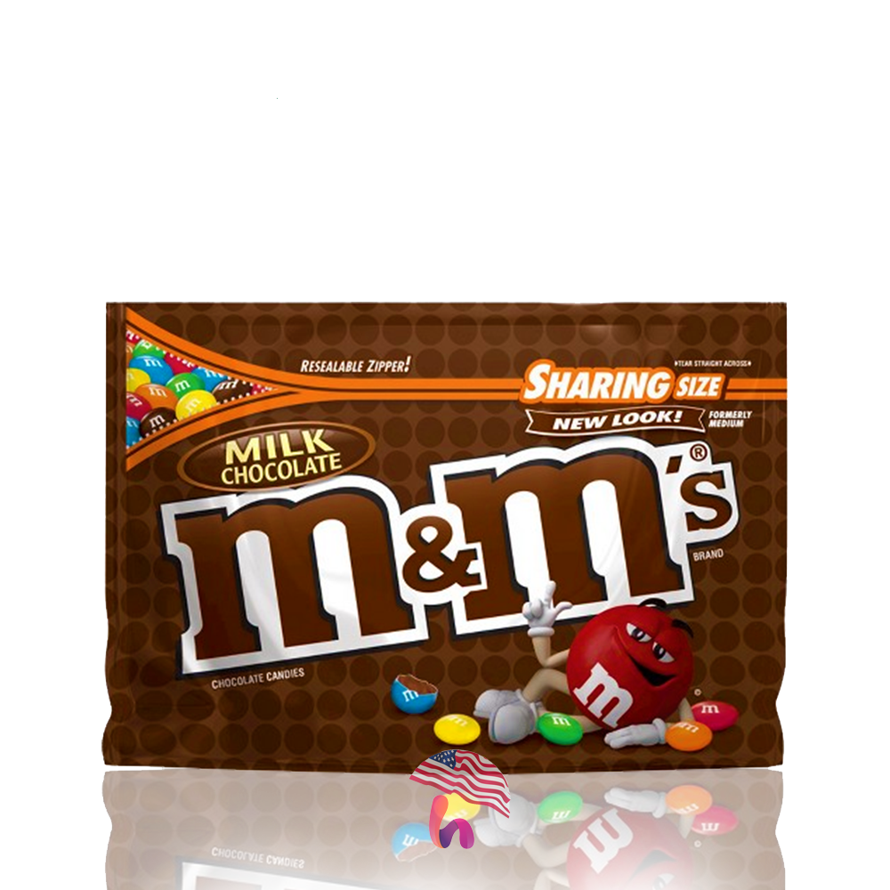 Chocolate m&m đen của mỹ milk