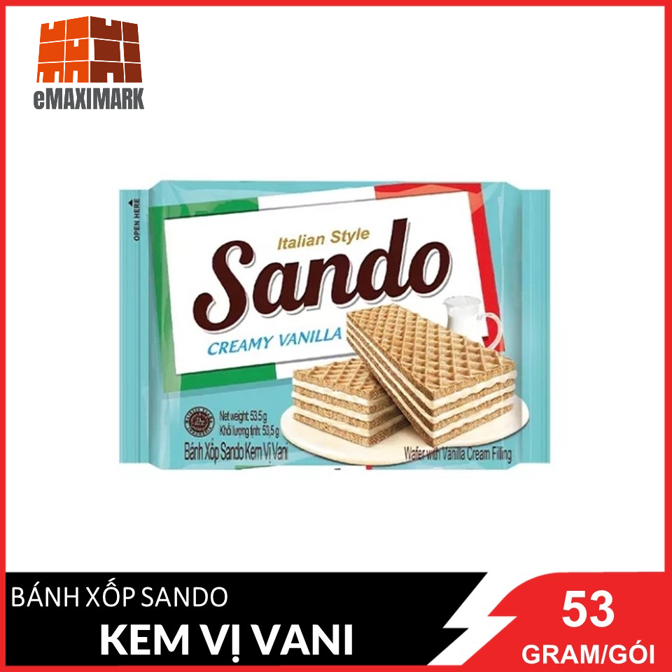 Bánh xốp sando creamy vani 53.5g
