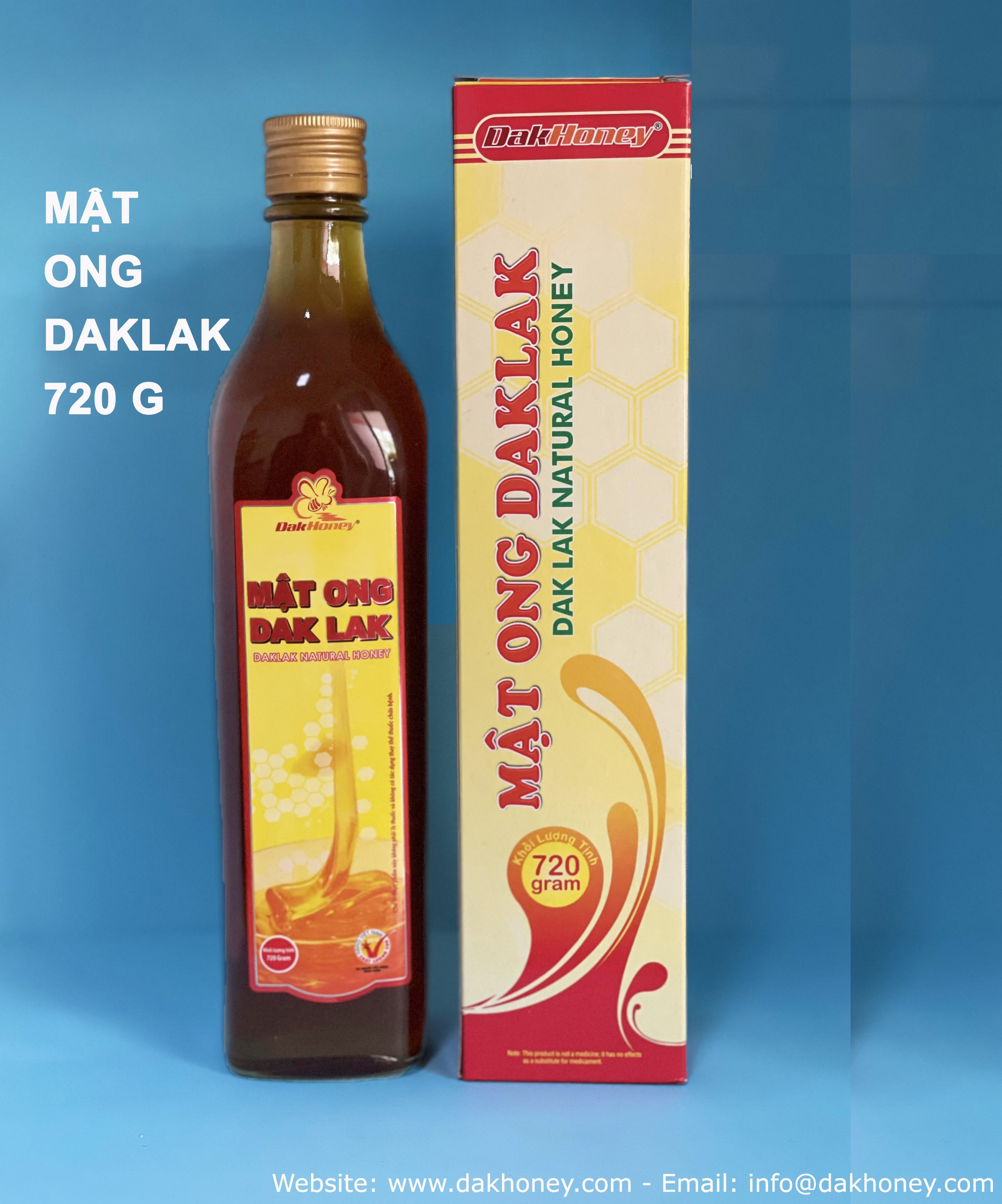 MẬT ONG DAKLAK - DAKHOENY 720 GRAM